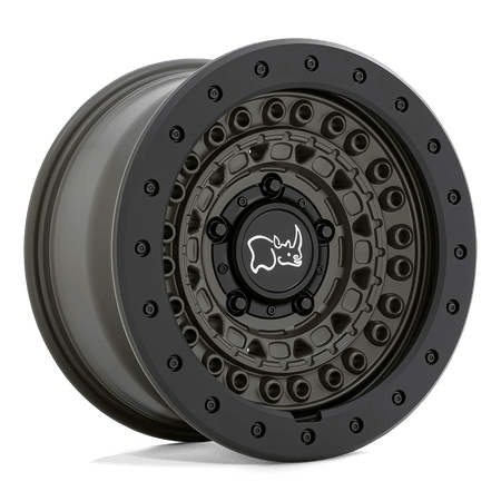 Black Rhino Hard Alloys BARRICADE 18x9 ET10 5x150 Olive Drab Green w/ Black Ring