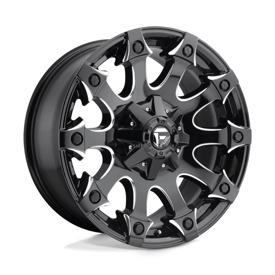 Fuel 1PC D578 BATTLE AXE 17x9 ET1 5x139.7/150 Gloss Black Milled