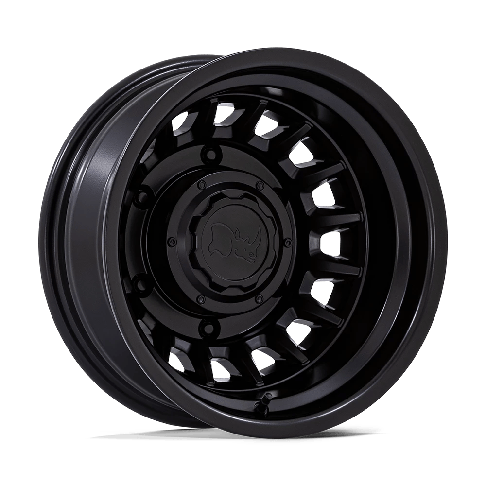 Black Rhino Hard Alloys BR019 ALISO DUALLY 16x6 ET-130 6x205 Matte Black