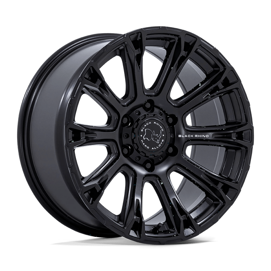Black Rhino Hard Alloys BR020 DIAMONDBACK 20x9 ET-12 6x139.7 Matte Black
