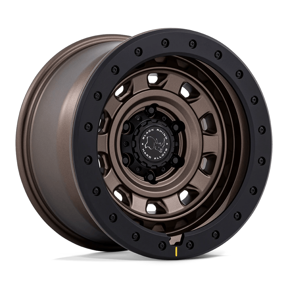 Black Rhino Hard Alloys BR023 XPLORER 16x5.5 ET-13 5x139.7 Burnt Bronze w/ Matte Black Lip