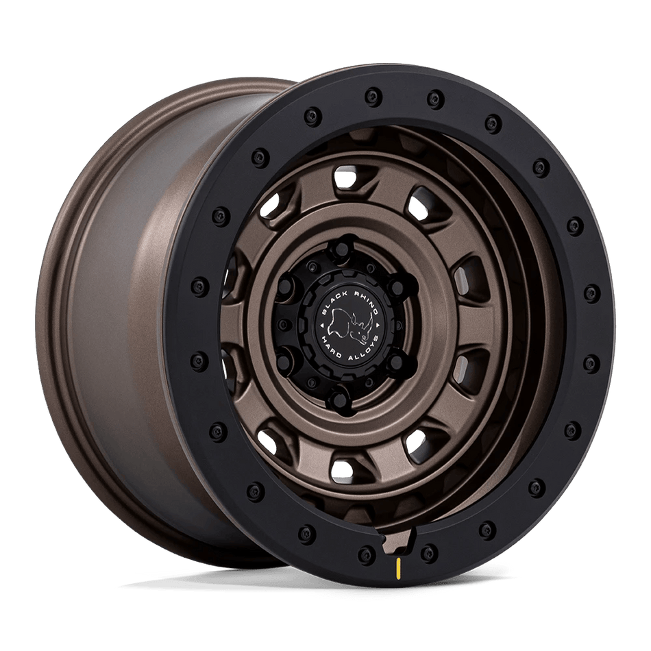 Black Rhino Hard Alloys BR023 XPLORER 17x9 ET1 6x139.7 Burnt Bronze w/ Matte Black Lip