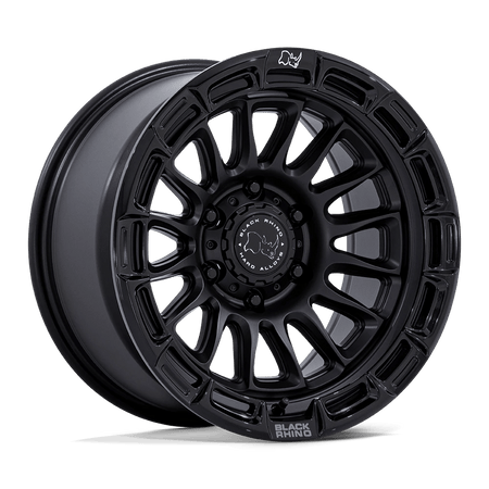 Black Rhino Hard Alloys BR025 RIVAL 17x9 ET1 6x139.7 Matte Black w/ Gloss Black Lip