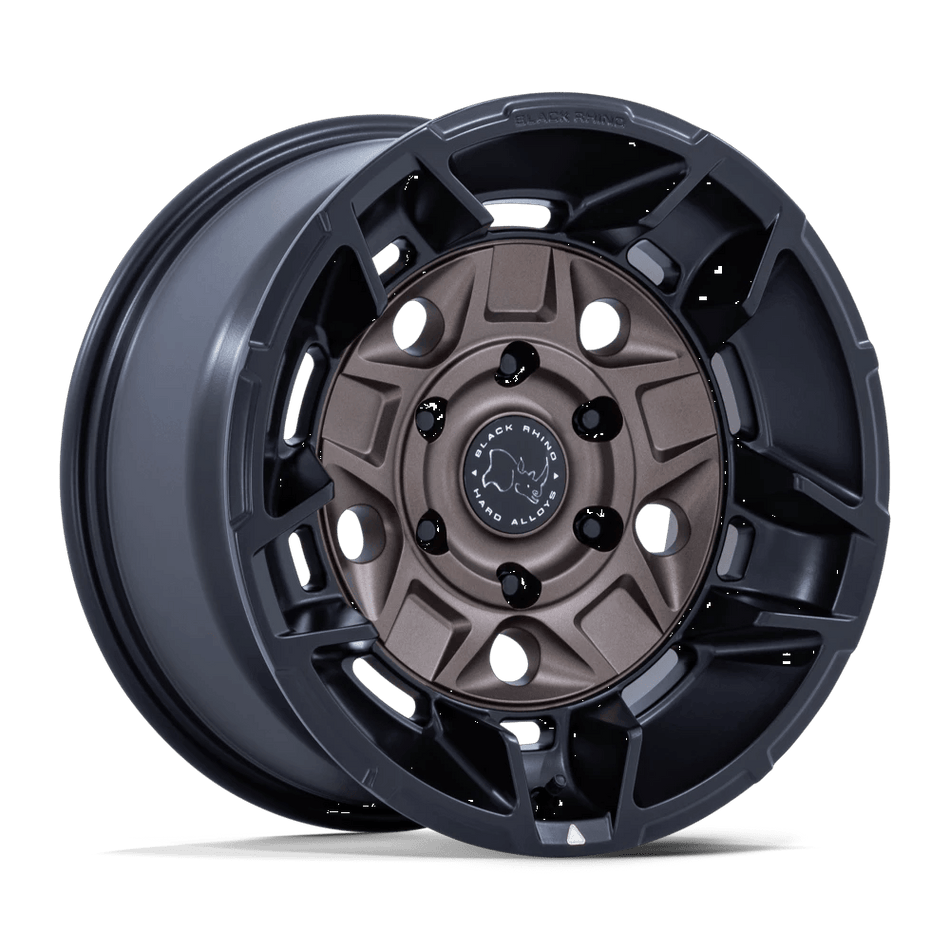 Black Rhino Hard Alloys BR028 GUARD 17x8.5 ET25 6x135 Burnt Bronze w/ Matte Black Lip