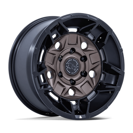 Black Rhino Hard Alloys BR028 GUARD 17x8.5 ET0 5x127 Burnt Bronze w/ Matte Black Lip