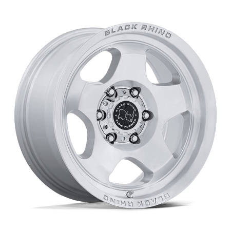 Black Rhino Hard Alloys BR031 SOL 17x8 ET38 6x114.3 Gloss Silver w/ Machined Face