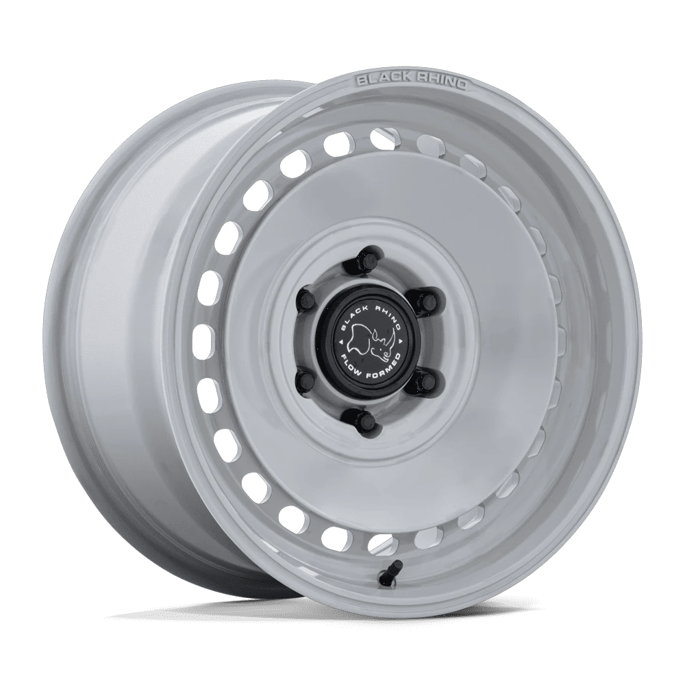 Black Rhino Hard Alloys BR036 BASIN 17x8 ET32 6x130 Grayspace