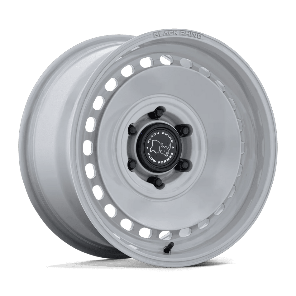 Black Rhino Hard Alloys BR036 BASIN 17x8 ET32 6x130 Grayspace