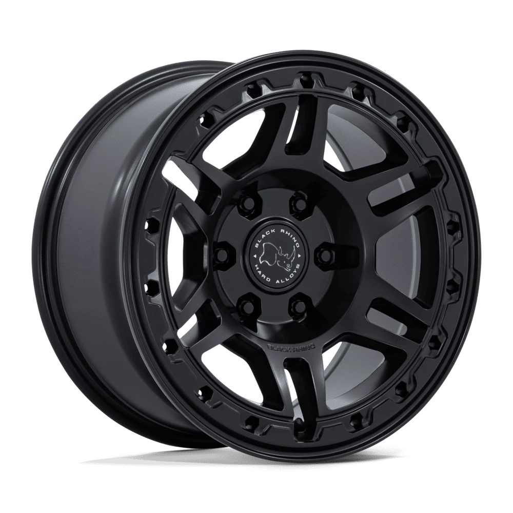 Black Rhino Hard Alloys BR039 VANGUARD 17x8 ET32 6x114.3 Matte Black
