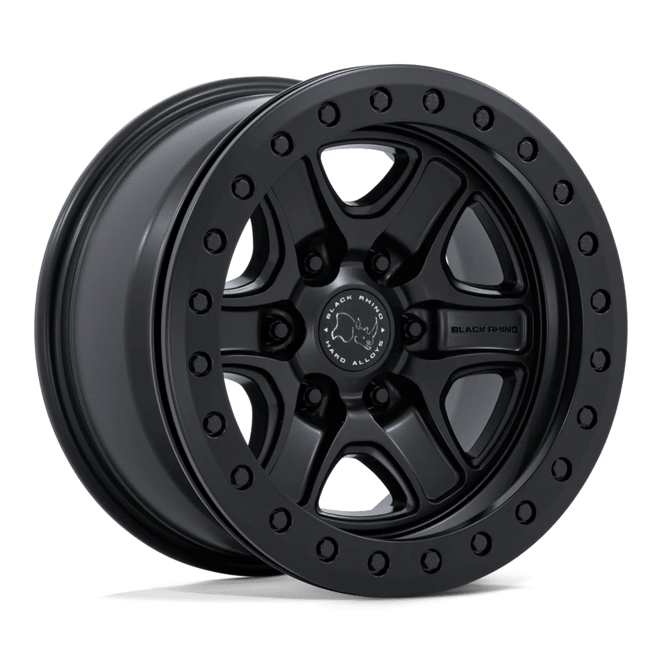 Black Rhino Hard Alloys BR200 ECHO TRAIL LOCK BEADLOCK 17x8.5 ET25 6x139.7 Matte Black