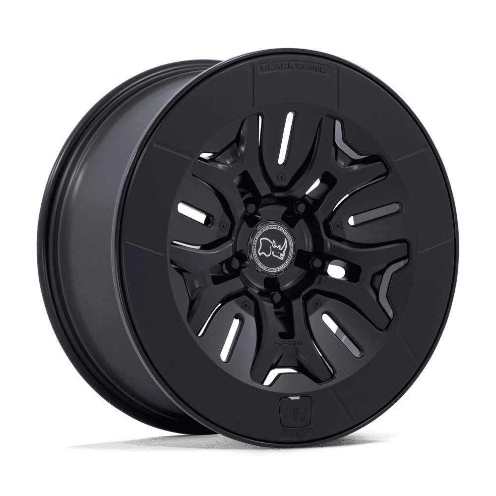 Black Rhino Hard Alloys BR406 ROCKLEDGE 20x8.5 ET35 5x139.7 Matte Black