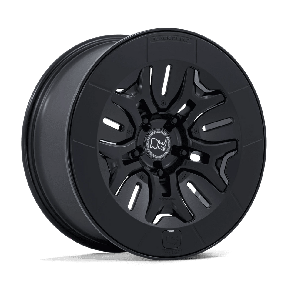 Black Rhino Hard Alloys BR406 ROCKLEDGE 20x8.5 ET35 5x139.7 Matte Black