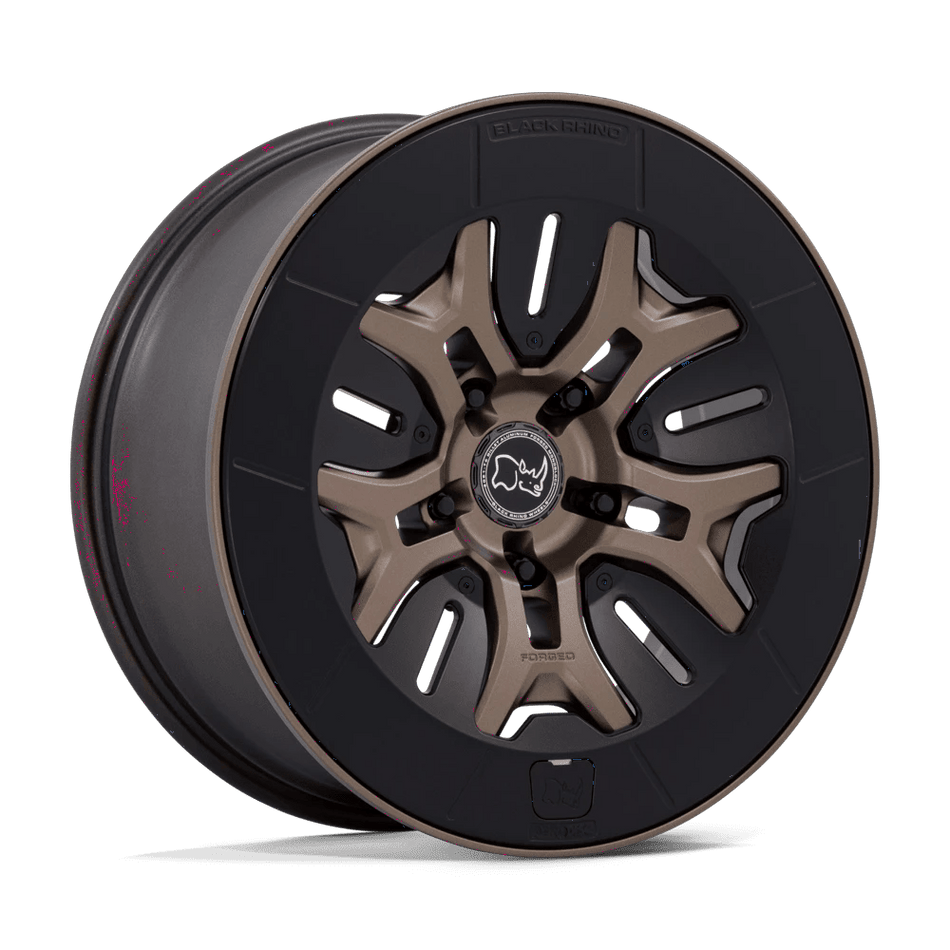 Black Rhino Hard Alloys BR406 ROCKLEDGE 20x8.5 ET35 5x139.7 Matte Bronze