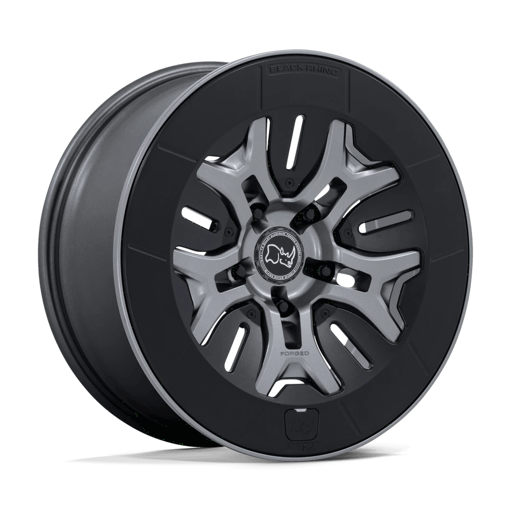 Black Rhino Hard Alloys BR406 ROCKLEDGE 20x8.5 ET35 5x139.7 Matte Gunmetal