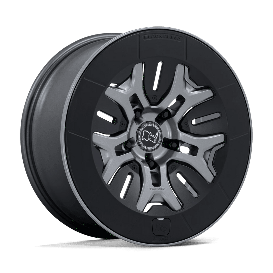 Black Rhino Hard Alloys BR406 ROCKLEDGE 20x8.5 ET35 5x139.7 Matte Gunmetal
