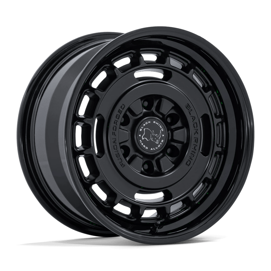 Black Rhino Hard Alloys BR600 VAGABOND 17x8.5 ET25 6x139.7 Matte Black w/ Gloss Black Lip