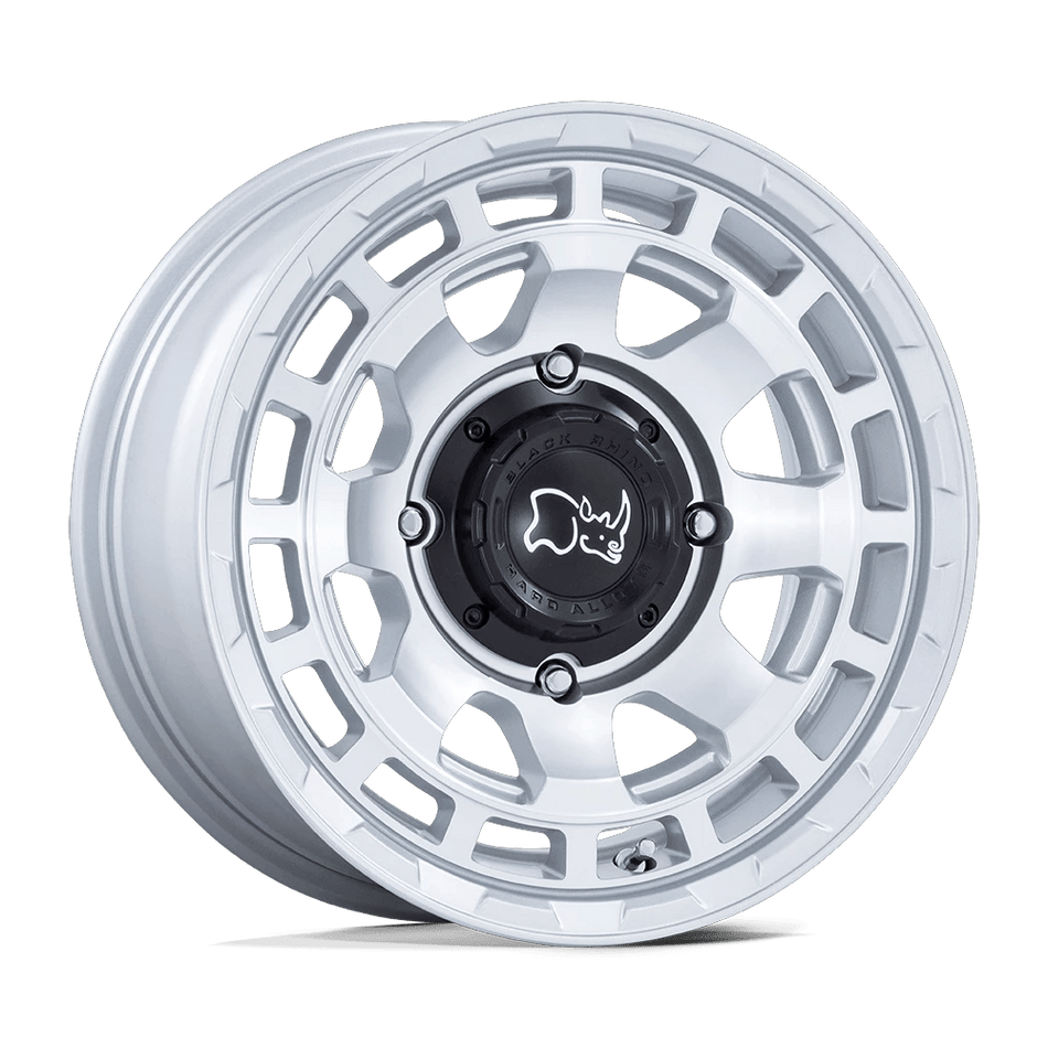 Black Rhino Hard Alloys - UTV CHAMBER UTV 15x7 ET10 4x110 Hyper Silver w/ Machined Face