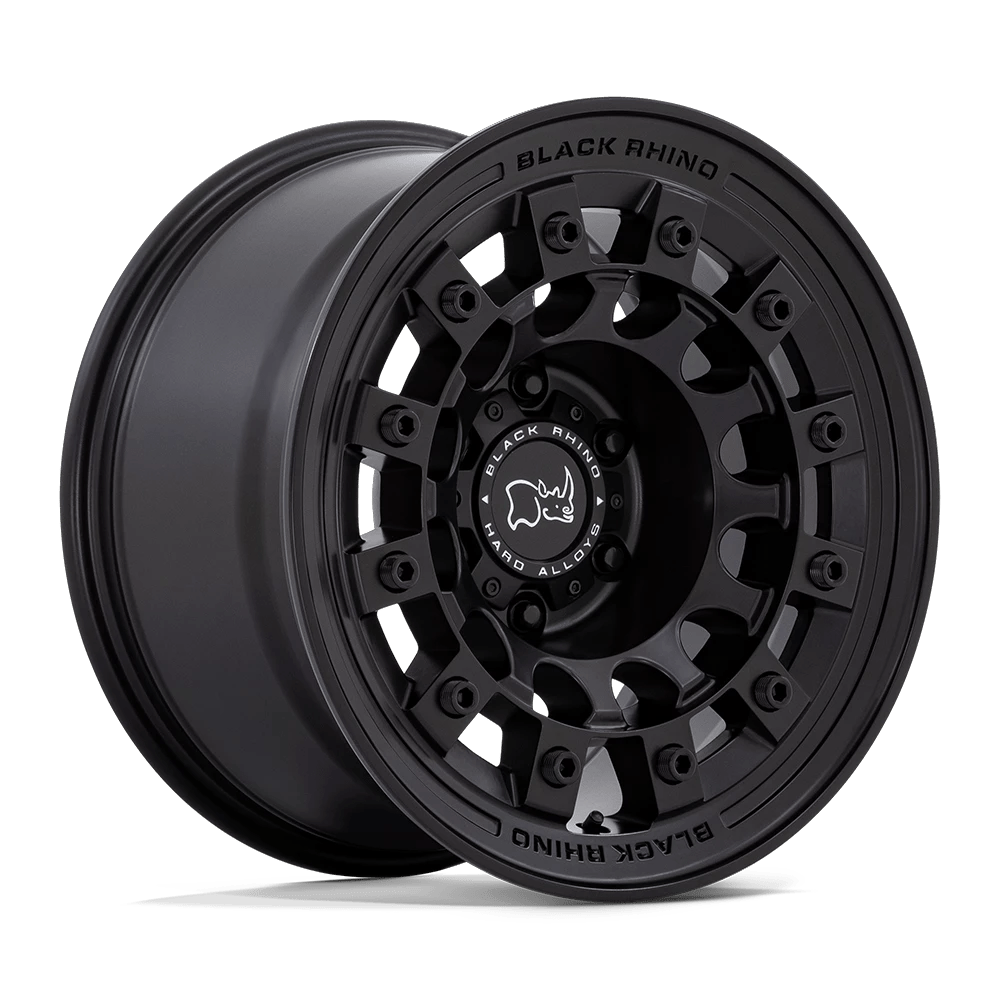 Black Rhino Hard Alloys FUJI 17x9 ET-12 5x127 Matte Black