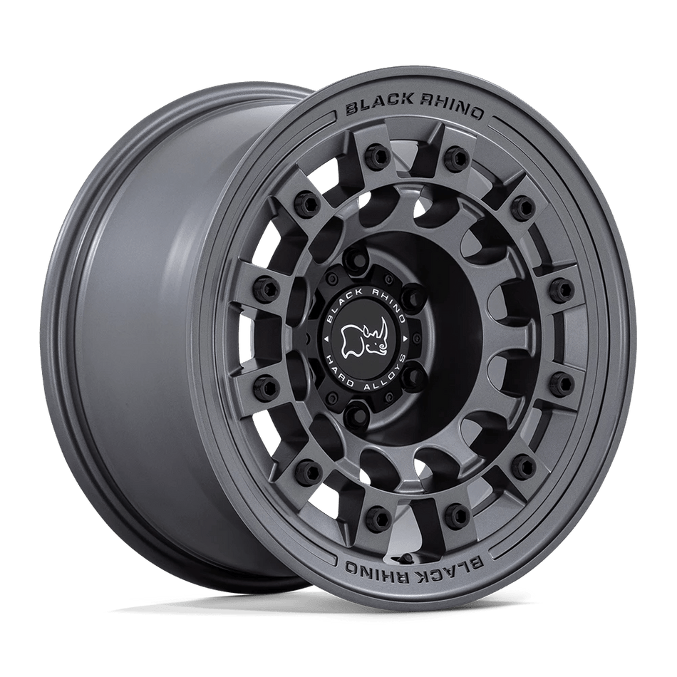 Black Rhino Hard Alloys FUJI 17x9 ET-12 6x139.7 Matte Gunmetal