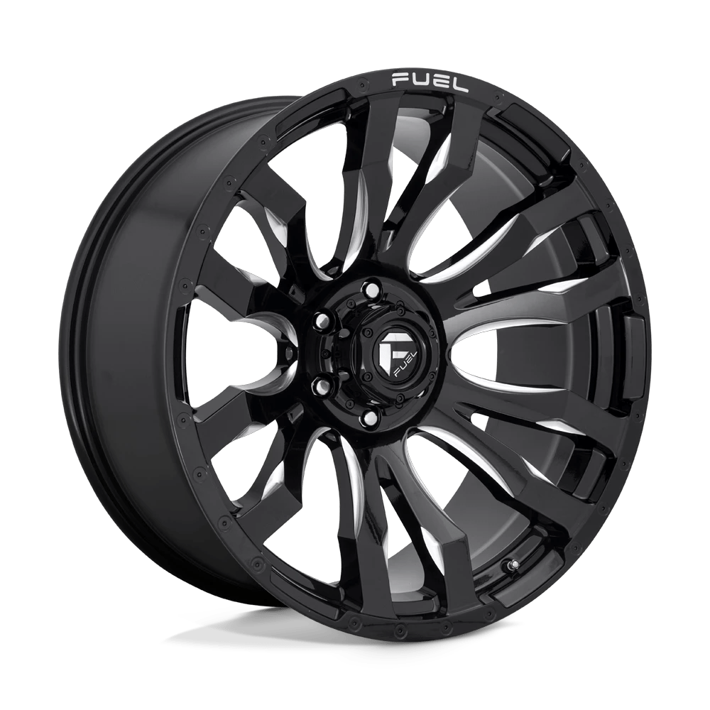 Fuel 1PC D673 BLITZ 22x10 ET-18 6x135 Gloss Black Milled