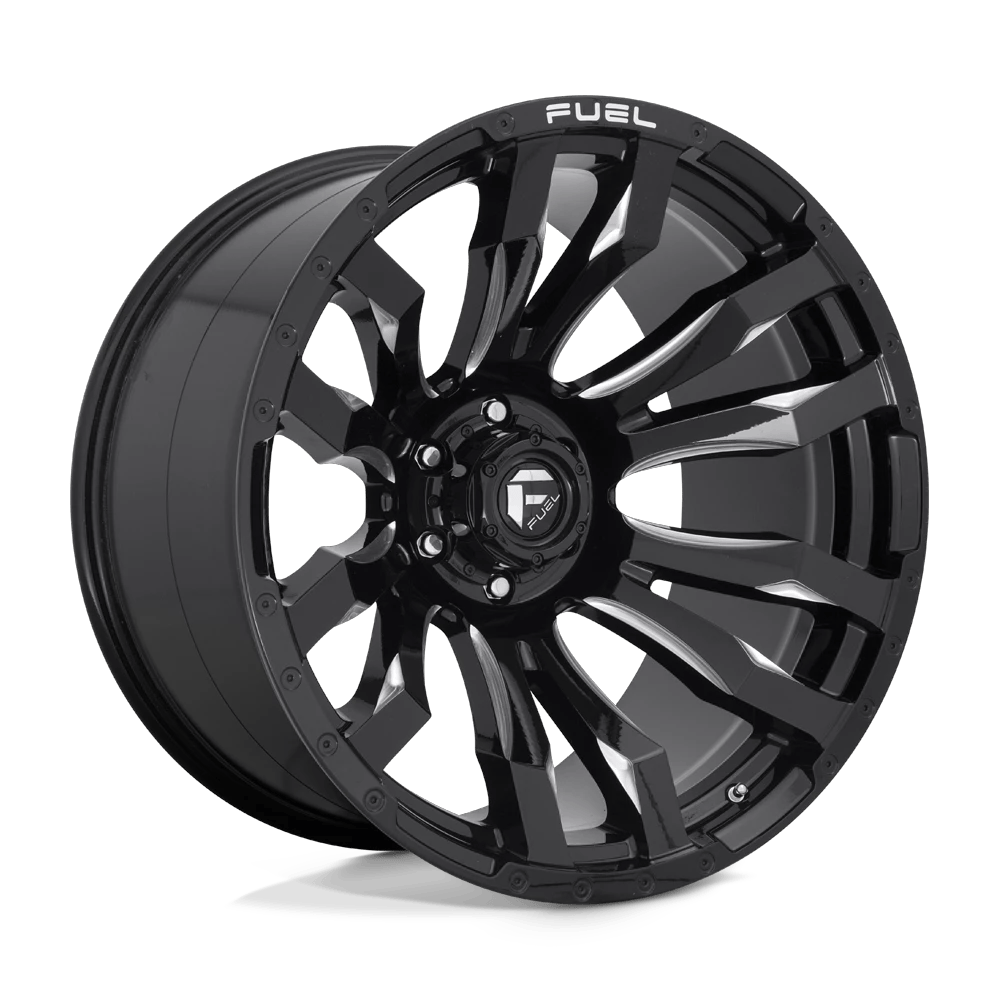 Fuel 1PC D673 BLITZ 22x12 ET-44 6x139.7 Gloss Black Milled