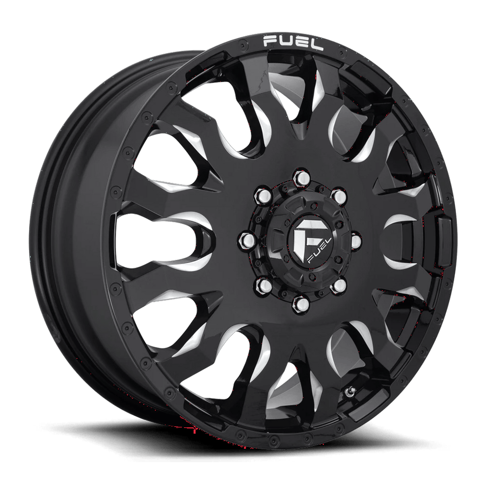 Fuel 1PC D673 BLITZ 20x8.25 ET105 8x165.1 Gloss Black Milled