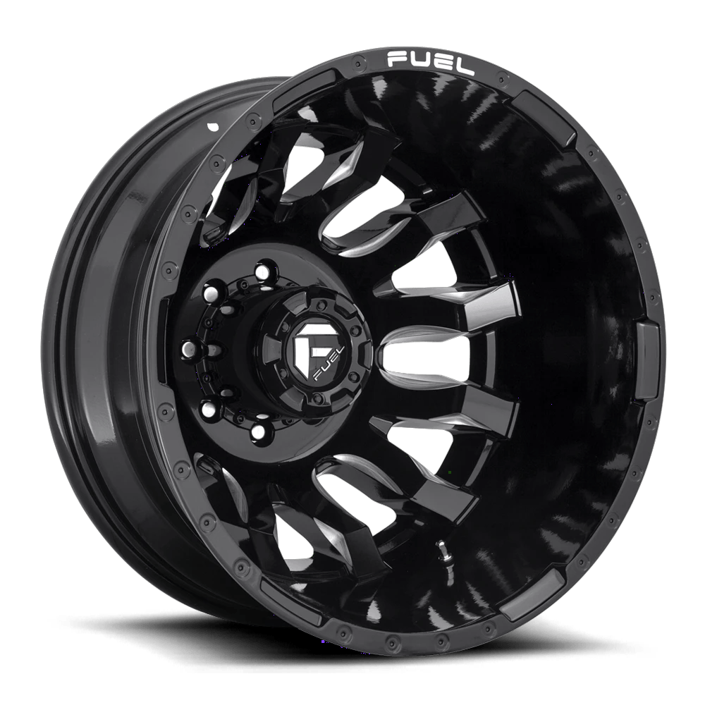 Fuel 1PC D673 BLITZ 20x8.25 ET-265 8x165.1 Gloss Black Milled