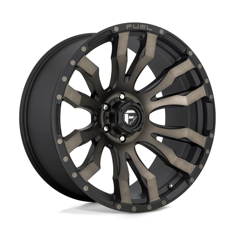 Fuel 1PC D674 BLITZ 22x10 ET-18 6x135 Matte Black Double Dark Tint