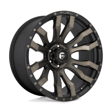 Fuel 1PC D674 BLITZ 22x10 ET-18 6x135 Matte Black Double Dark Tint