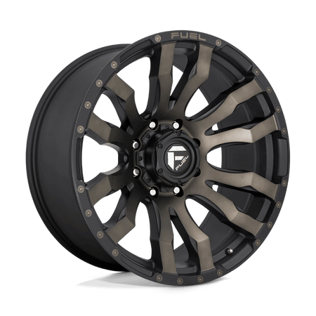 Fuel 1PC D674 BLITZ 22x12 ET-44 6x139.7 Matte Black Double Dark Tint
