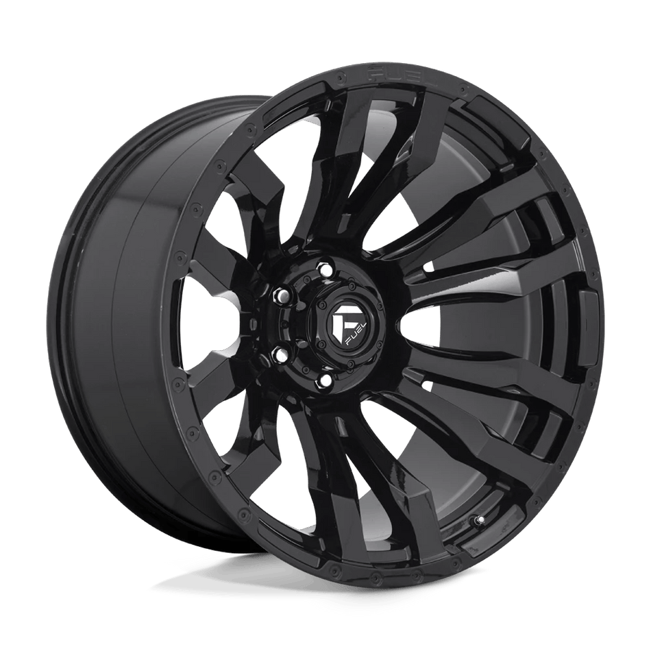 Fuel 1PC D675 BLITZ 22x12 ET-44 6x139.7 Gloss Black