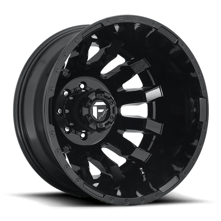 Fuel 1PC D675 BLITZ 20x8.25 ET-240 8x165.1 Gloss Black