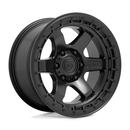 Fuel 1PC D750 BLOCK 18x9 ET1 6x114.3 Matte Black