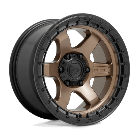 Fuel 1PC D751 BLOCK 18x9 ET20 5x127 Matte Bronze w/ Black Ring