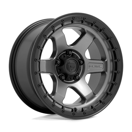 Fuel 1PC D752 BLOCK 18x9 ET20 6x120 Matte Gunmetal w/ Black Ring
