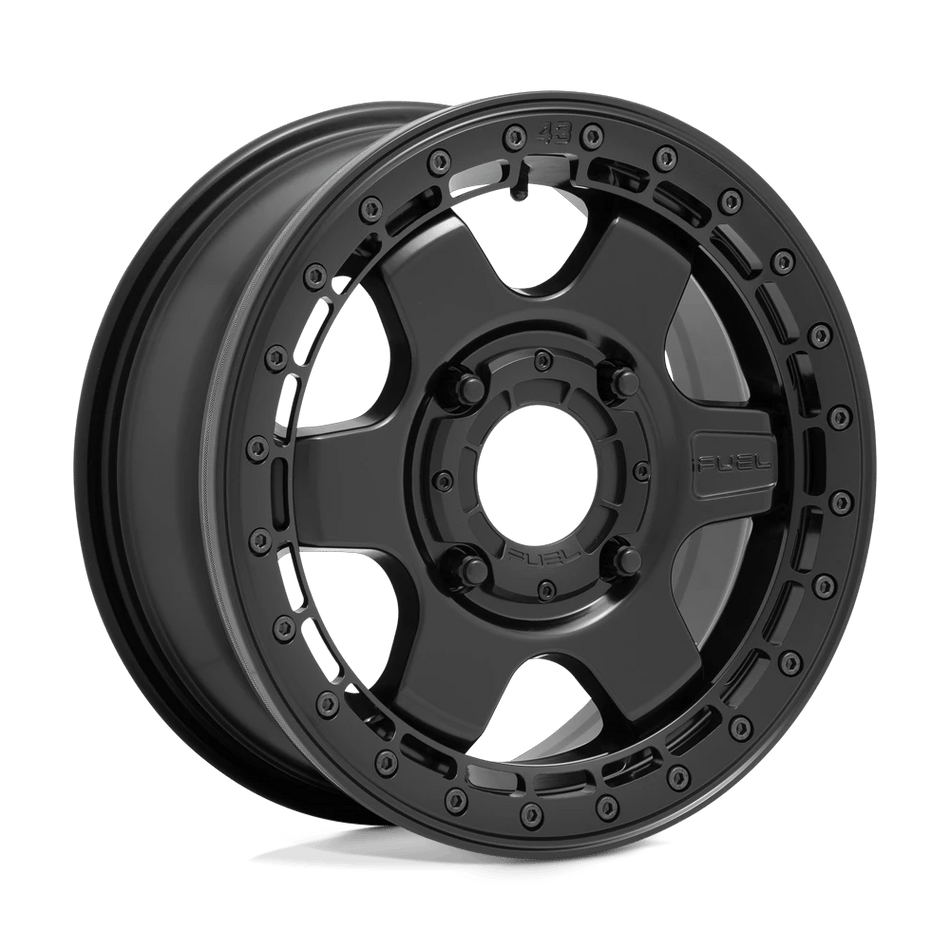 Fuel UTV D922 BLOCK UTV BEADLOCK 15x6 ET38 4x156 Matte Black
