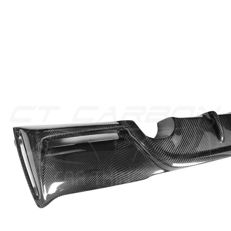 BMW 2 SERIES F22/F23 CARBON FIBRE DIFFUSER - MP STYLE-Diffuser-CT CARBON-CT Carbon - High-quality carbon fiber and gloss black aerodynamic parts for premium sports and luxury vehicles.