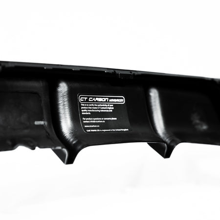 BLAK BY CT Full Kit BMW 3 SERIES F30 MATTE BLACK FULL KIT (TWIN EXHAUST) - MP STYLE - BLAK BY CT CARBON