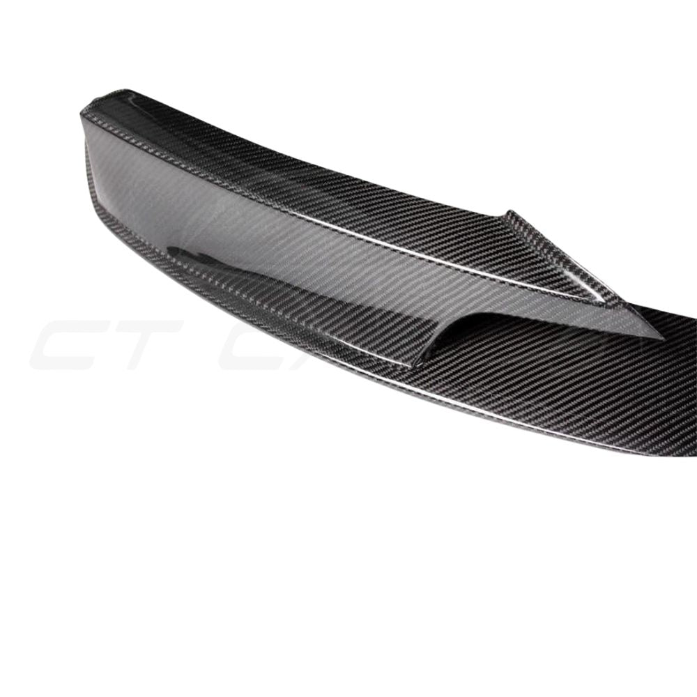 BMW 3 SERIES F30/F31 CARBON FIBRE SPLITTER - MP STYLE-Splitter-CT CARBON-CT Carbon - High-quality carbon fiber and gloss black aerodynamic parts for premium sports and luxury vehicles.