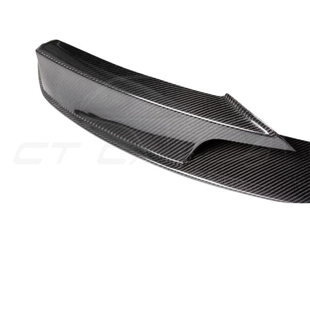 BMW 3 SERIES F30/F31 CARBON FIBRE SPLITTER - MP STYLE-Splitter-CT CARBON-CT Carbon - High-quality carbon fiber and gloss black aerodynamic parts for premium sports and luxury vehicles.