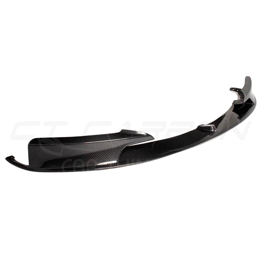 BMW 3 SERIES F30/F31 CARBON FIBRE SPLITTER - MP STYLE-Splitter-CT CARBON-CT Carbon - High-quality carbon fiber and gloss black aerodynamic parts for premium sports and luxury vehicles.