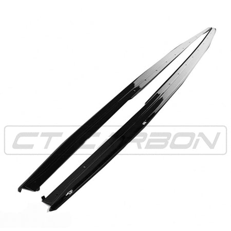 BLAK BY CT Side Skirts BMW 3 SERIES F30 GLOSS BLACK SIDE SKIRTS - MP STYLE - BLAK BY CT CARBON