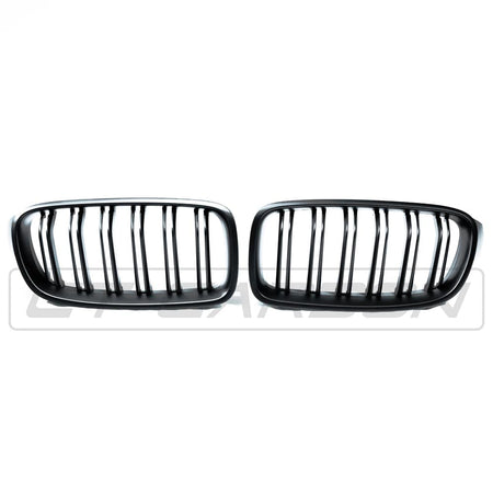 BLAK BY CT GRILLE BMW 3 SERIES F30 MATTE BLACK DOUBLE SLAT GRILLES