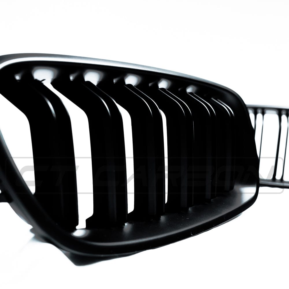 BLAK BY CT GRILLE BMW 3 SERIES F30 MATTE BLACK DOUBLE SLAT GRILLES