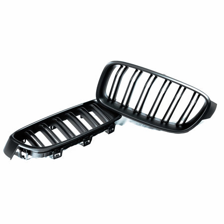 BLAK BY CT GRILLE BMW 3 SERIES F30 MATTE BLACK DOUBLE SLAT GRILLES