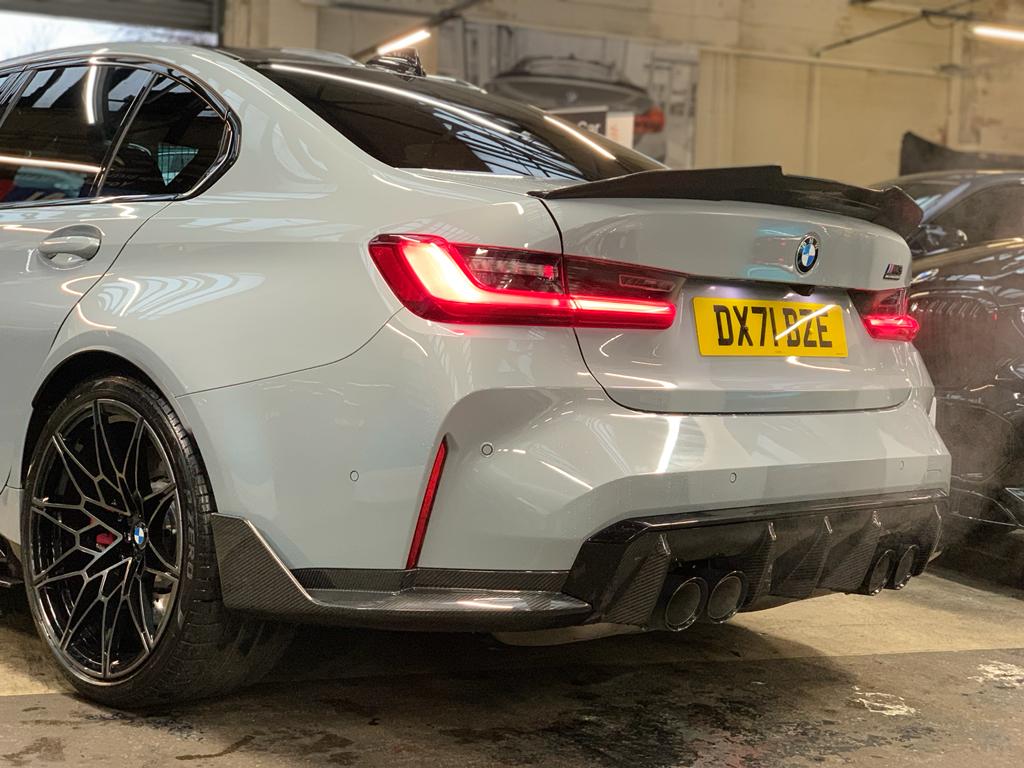 CT CARBON SPOILER BMW 3 SERIES / M3 G20/G80 WET CARBON FIBRE SPOILER - PS STYLE