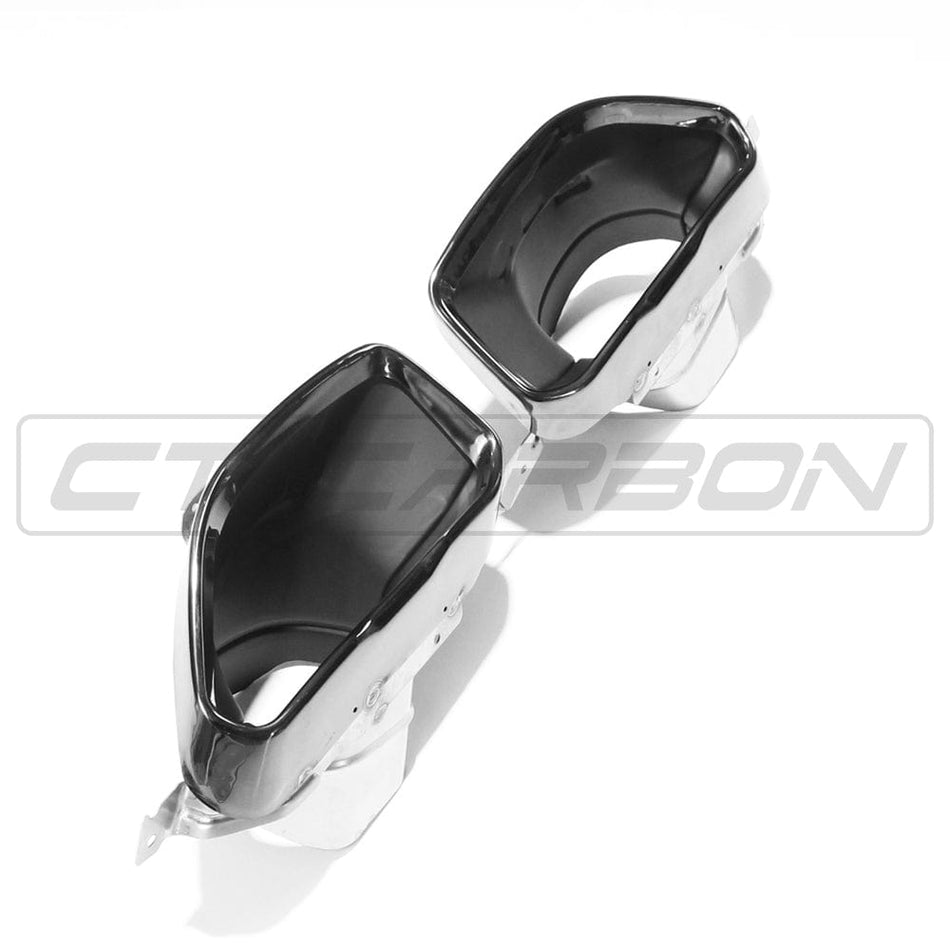 BLAK BY CT Spoiler BMW 4 SERIES G26 GLOSS BLACK DIFFUSER AND TIPS - MP STYLE