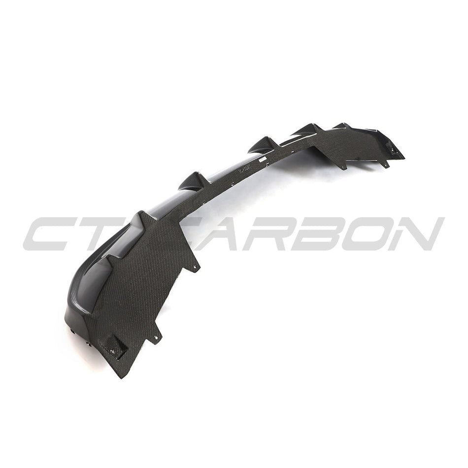 BMW 4 SERIES G26 i4 CARBON FIBRE DIFFUSER-Diffuser-CT CARBON-CT Carbon - High-quality carbon fiber and gloss black aerodynamic parts for premium sports and luxury vehicles.