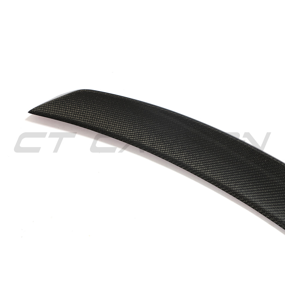 BMW 4 SERIES G26 & i4 CARBON FIBRE SPOILER - M4 STYLE-Spoiler-CT CARBON-CT Carbon - High-quality carbon fiber and gloss black aerodynamic parts for premium sports and luxury vehicles.