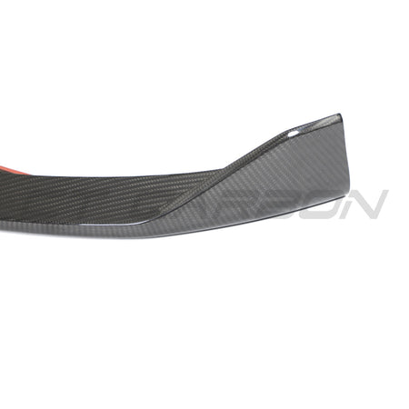 BMW 4 SERIES G26 & i4 PRE-PREG CARBON FIBRE SPLITTER - CT DESIGN-Splitter-CT CARBON-CT Carbon - High-quality carbon fiber and gloss black aerodynamic parts for premium sports and luxury vehicles.